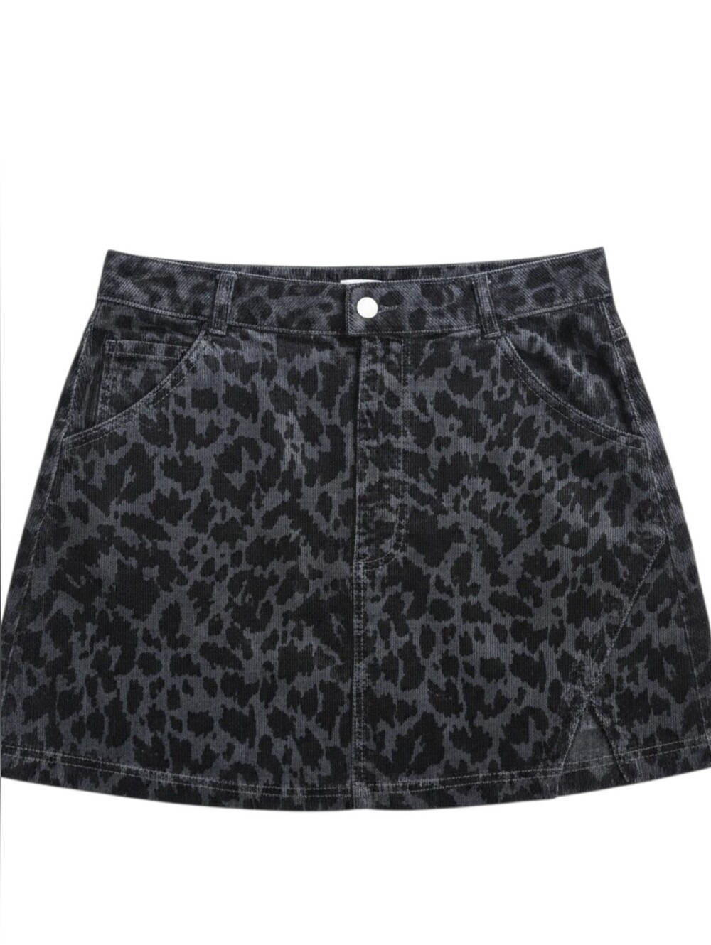 Pilcro Anthropologie Leopard Print Corduroy Mini Skirt In 14 NWT - Picture 4 of 7